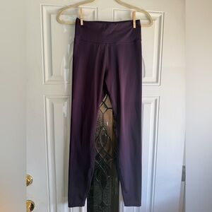 H&M Dark Purple High-Waisted Leggings